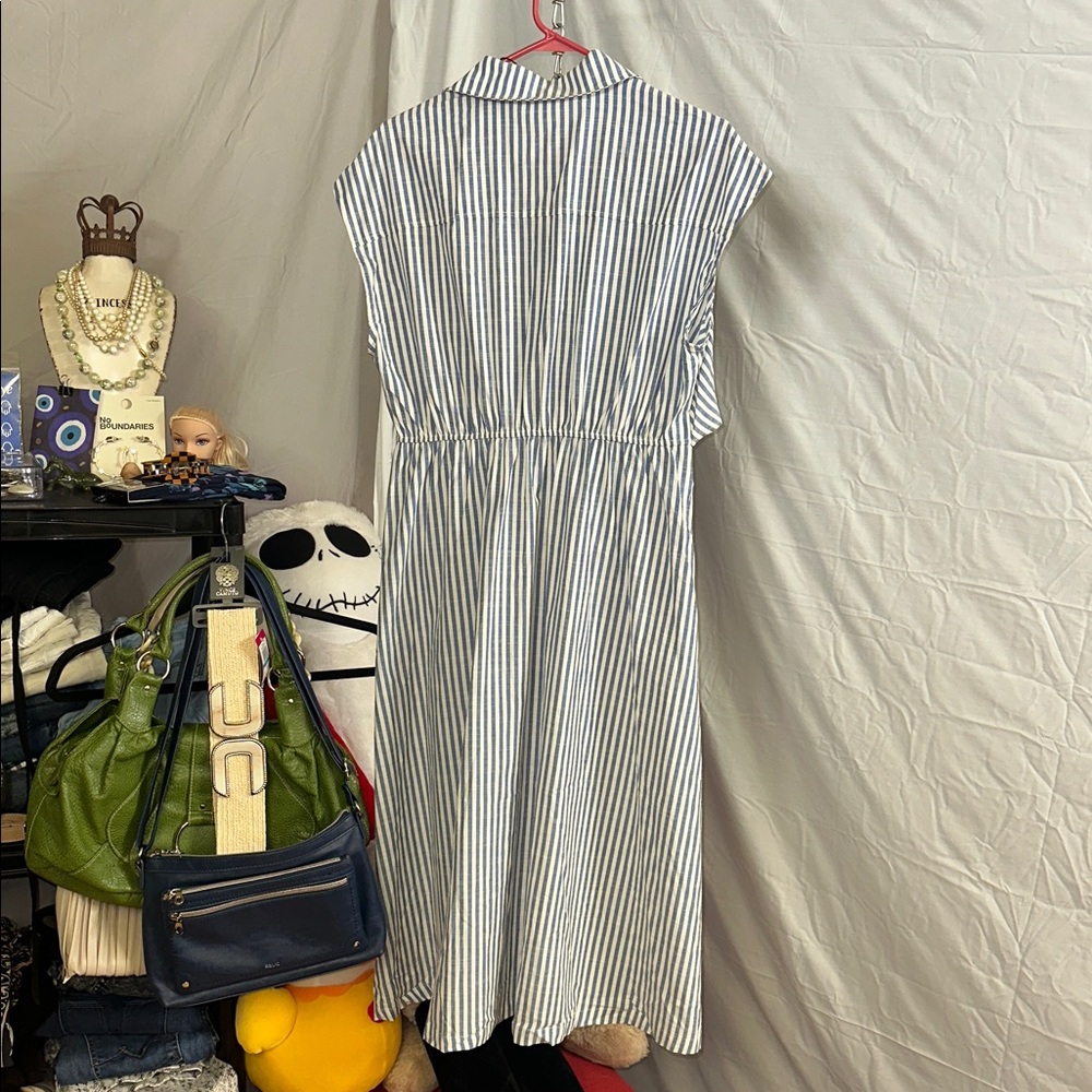 Cider Blue and White Striped Dress 💙 NWT - Picture 6 of 6